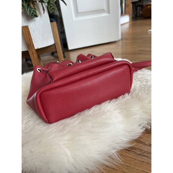 Coach Red backpack Mini Turnlock Rucksack - Picture 6 of 7